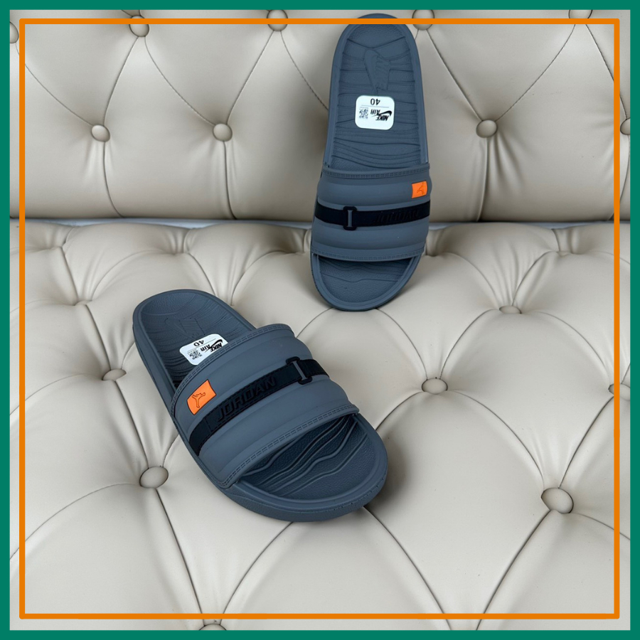 Dép nam quai ngang Jordan cao cấp chuẩn ảnh 100% , dép nam Jordan mẫu mới nhất thiết kế bắt mắt trẻ trung chống hôi chân