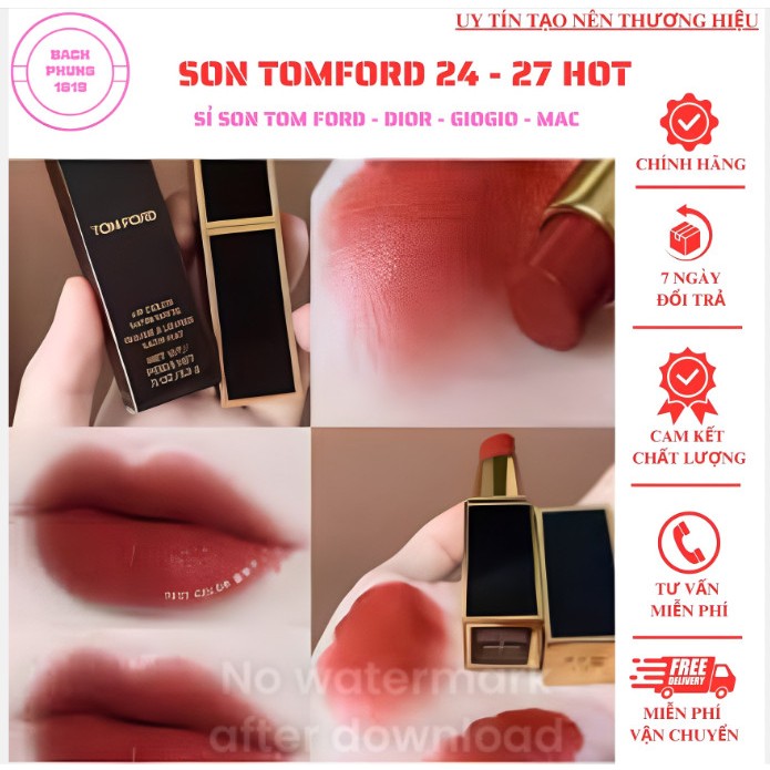 Son Tomford 24 - 27 màu hot nhất hiện nay