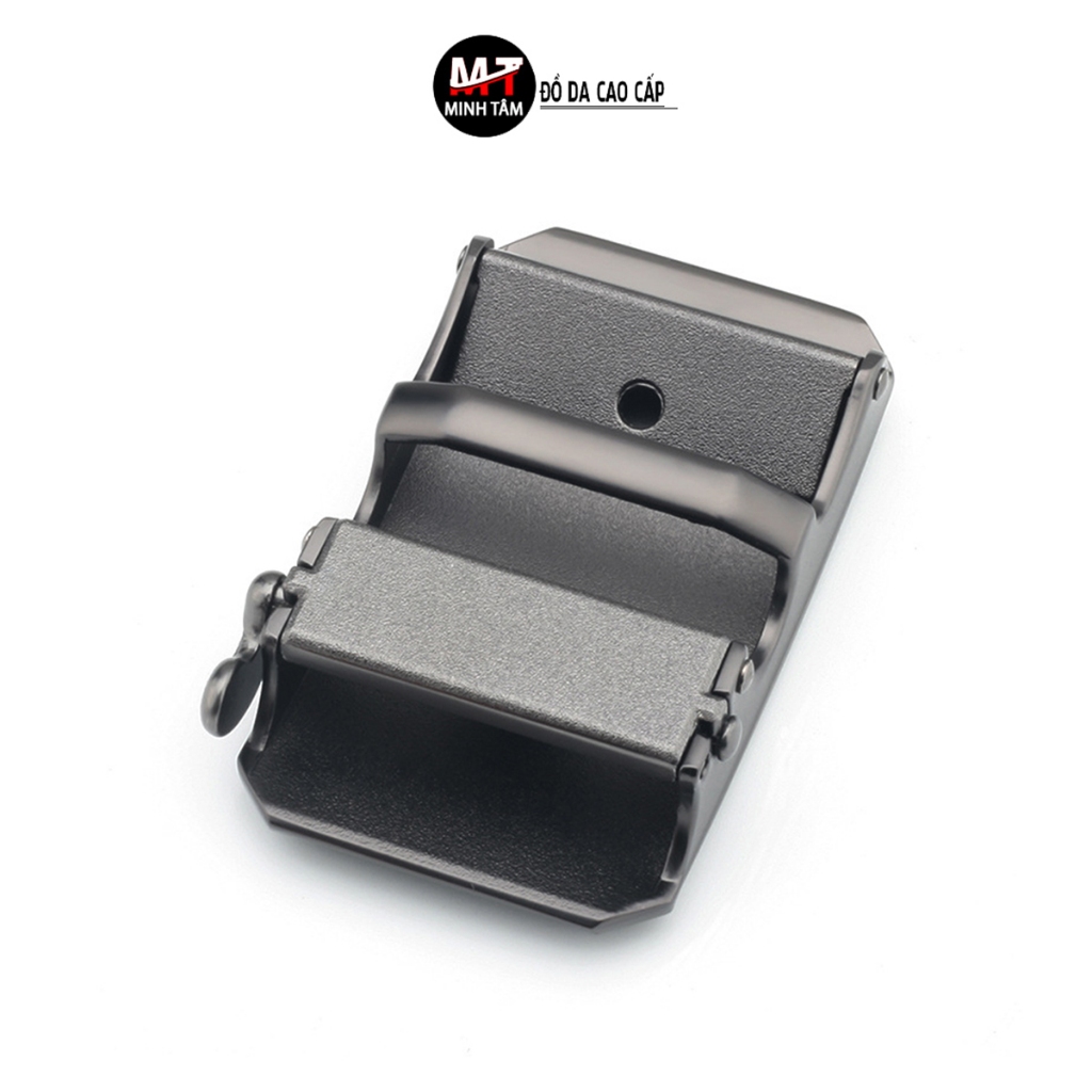 Đầu khóa thắt lưng nam Minh Tâm MT7911K, bản rộng 3,6cm, kiểu khóa tự động mặt bóng kính