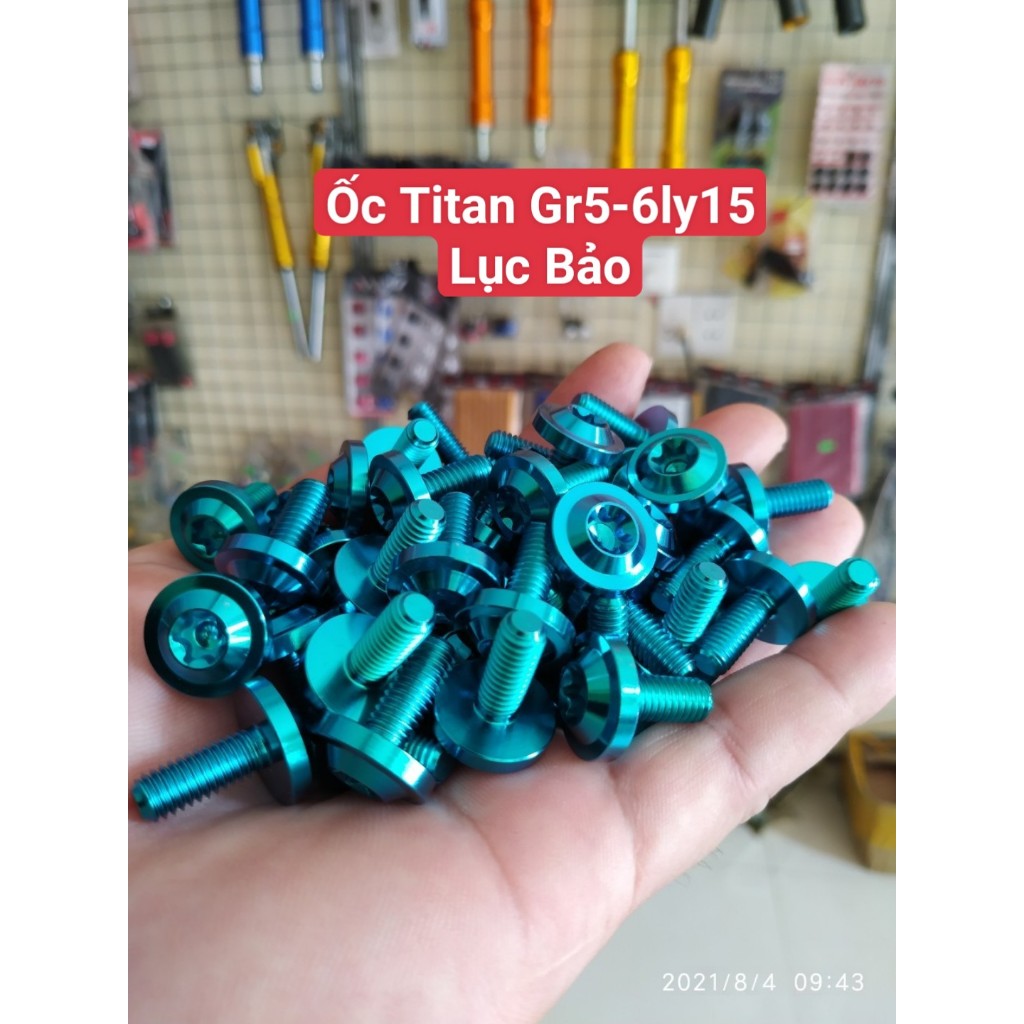 Ốc TiTan Gr5 6ly gắn xe máy
