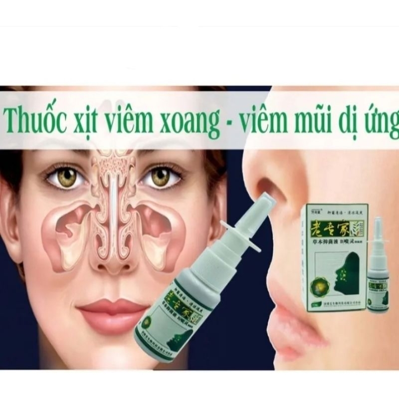 Xịt Xoang Mũi JIMINGTANG- Xịt mũi, vệ sinh mũi