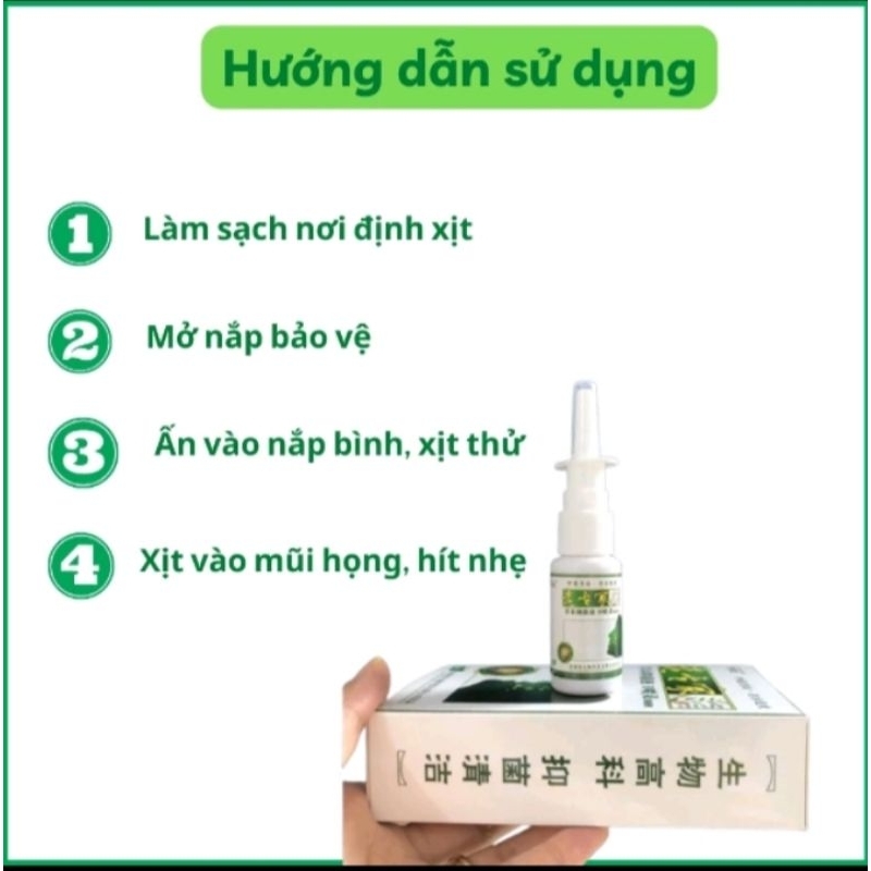 Xịt Xoang Mũi JIMINGTANG- Xịt mũi, vệ sinh mũi