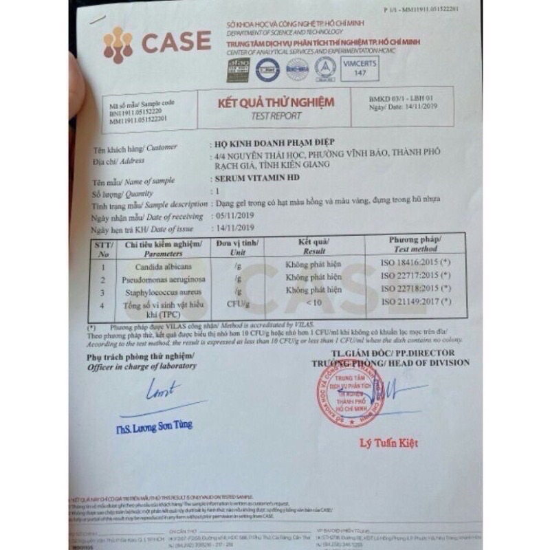 Serum Vitamin HD