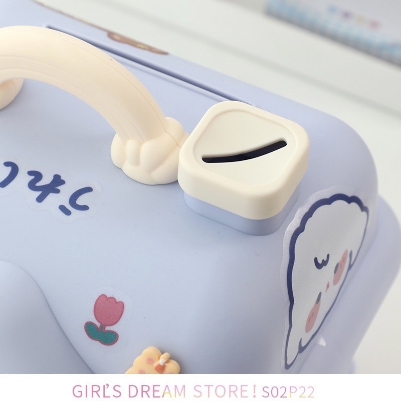 Két Sắt Tiết Kiệm Tiền Hình Ngôi Nhà - Lợn Tiết Kiệm Size To Hoạt Hình Đáng Yêu