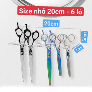 Kệ để kéo cắt tóc - chất liệu mica 3mm