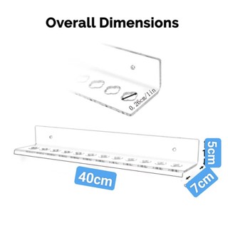 Kệ để kéo cắt tóc - chất liệu mica 3mm