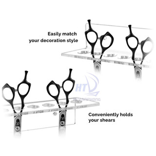 Kệ để kéo cắt tóc - chất liệu mica 3mm