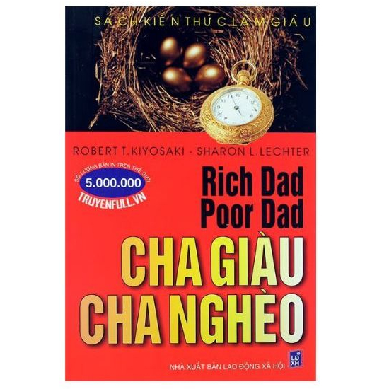 Sách - Nghĩ giàu và làm giàu  - Cha giàu cha nghèo