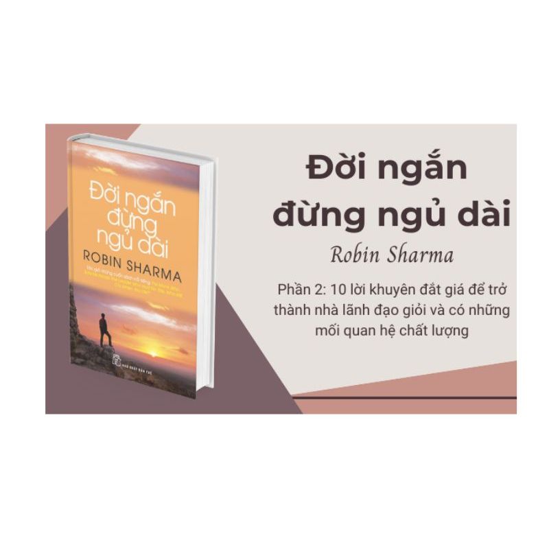 Sách - Đời ngắn đừng ngủ dài