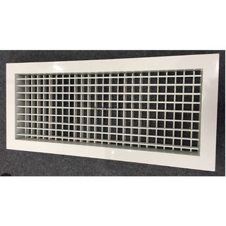Cửa gió nan thẳng 2 lớp, Miệng gió 2 lớp nan KT 600x200 ( SX Đủ KT)