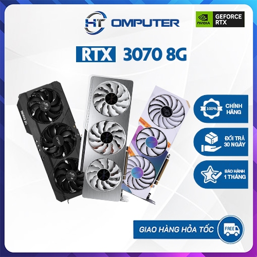 CARD MÀN HÌNH VGA RTX 3070 8G - Bảo hành 1 Tháng