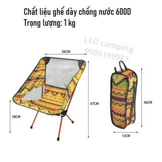 Ghế cắm trại dã ngoại gấp gọn