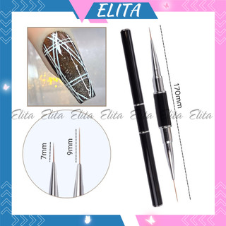 Cọ vẽ nail Elita 2 đầu nhọn cọ nét kẻ siêu thẳng DC32