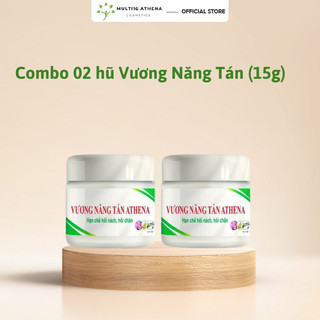 Combo 02 hũ vương năng tán Athena loại bỏ mùi hôi nách, hôi chân ngăn tiết mồ hôi cơ thể 15g