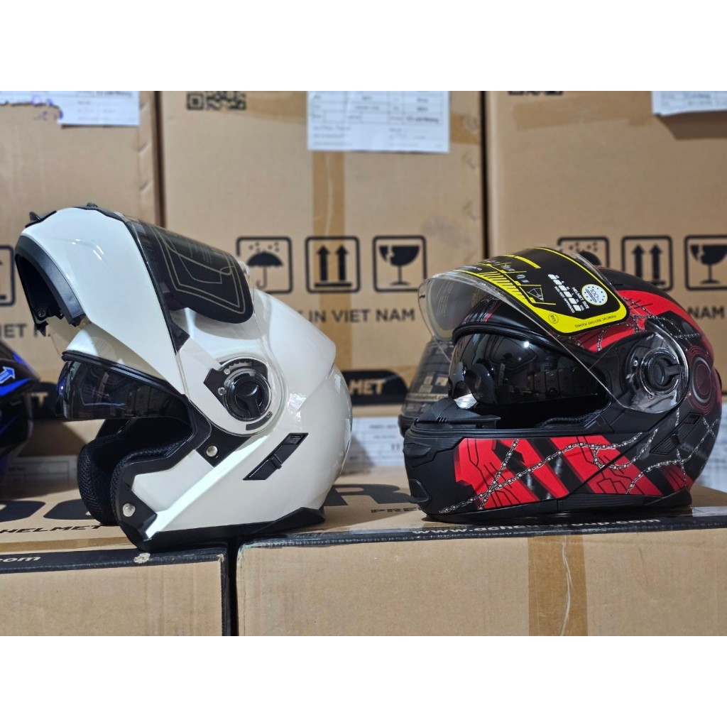 MŨ BẢO HIỂM FULLFACE ROYAL M08- NÓN BẢO HIỂM CHÍNH HÃNG SÓT KHO- KÍNH MŨ YO HE 878