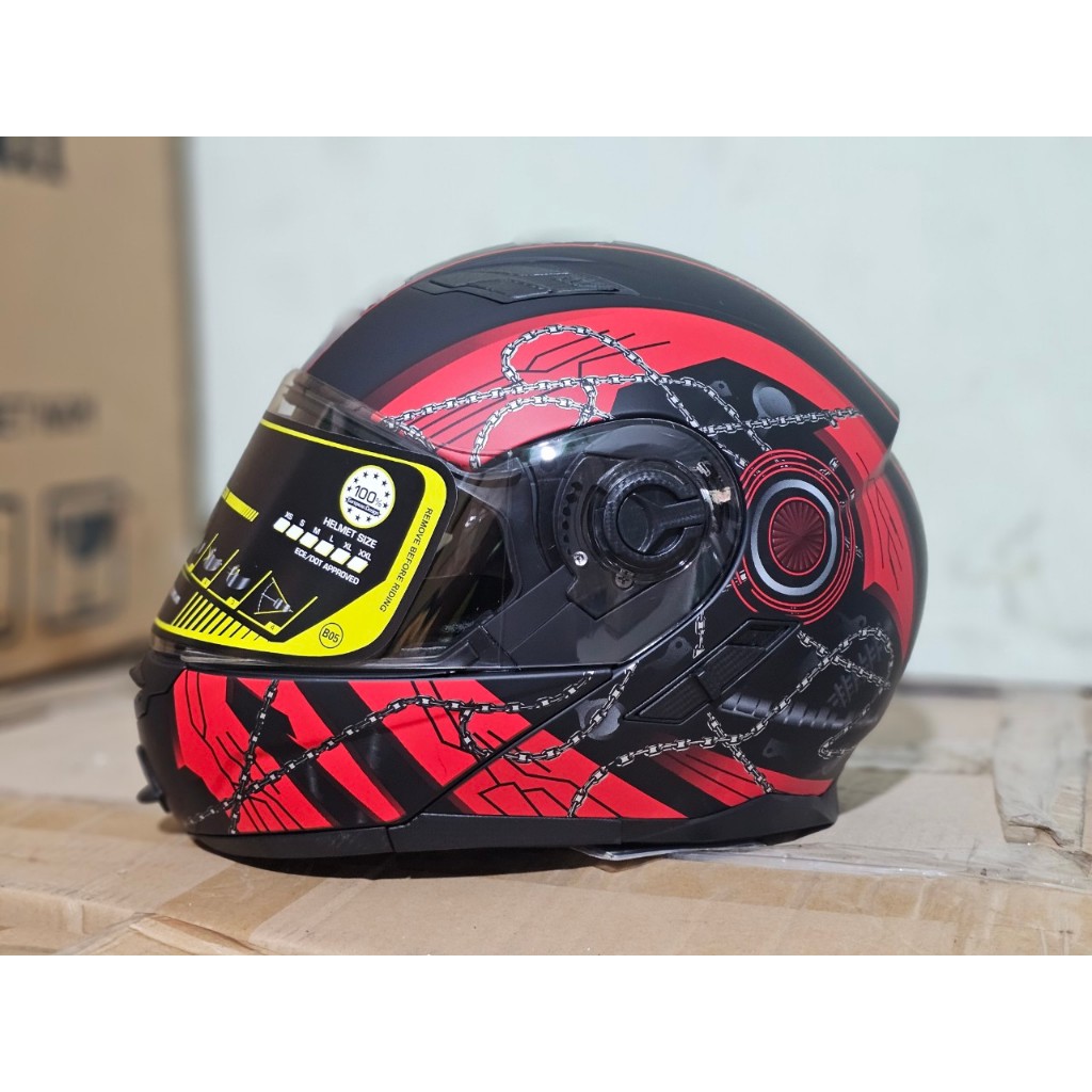 MŨ BẢO HIỂM FULLFACE ROYAL M08- NÓN BẢO HIỂM CHÍNH HÃNG SÓT KHO- KÍNH MŨ YO HE 878