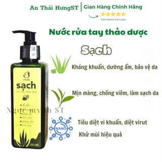 Nước rửa tay thảo dược sạch 300ml an thái hưng ,bảo vệ tay,khử mùi, giữ ẩm và dưỡng da tay.