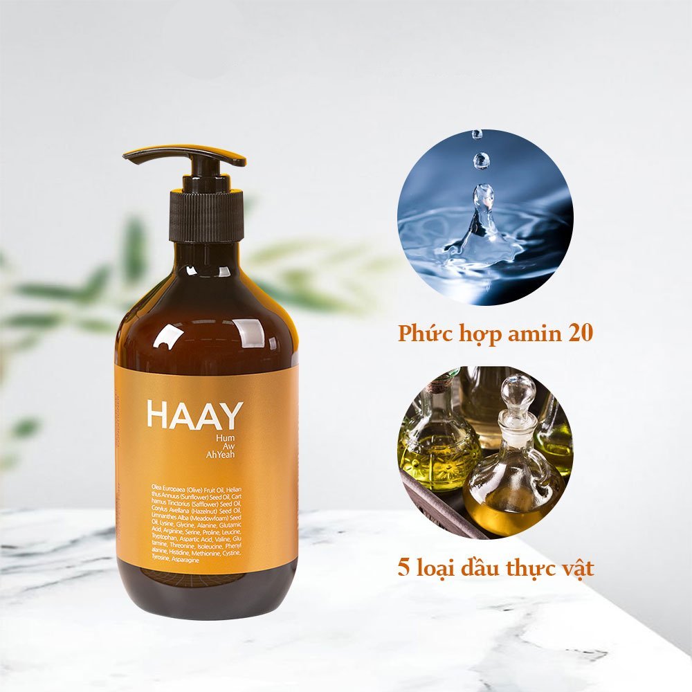 Dầu xả dưỡng phục hồi sâu tóc hư tổn Hàn Quốc Haay recovery deep conditioner, ủ cung cấp dinh dưỡng cân bằng dầu, độ ẩm.