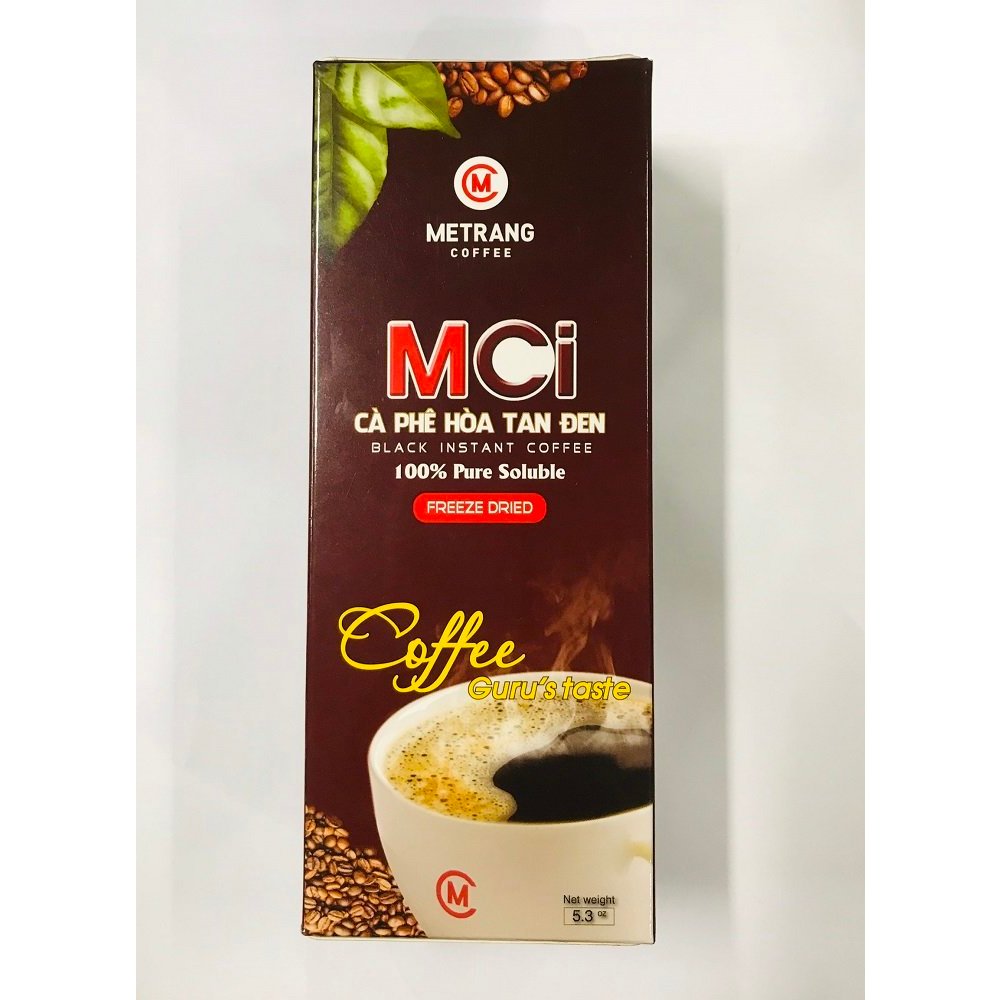Cà phê hòa tan sấy lạnh Mê Trang 1in1 - Hộp 150gram