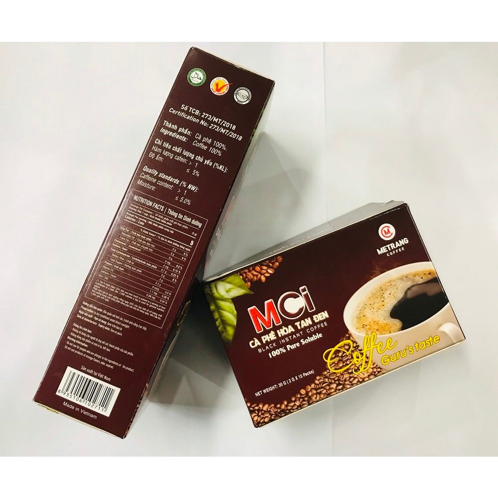 Cà phê hòa tan sấy lạnh Mê Trang 1in1 - Hộp 150gram
