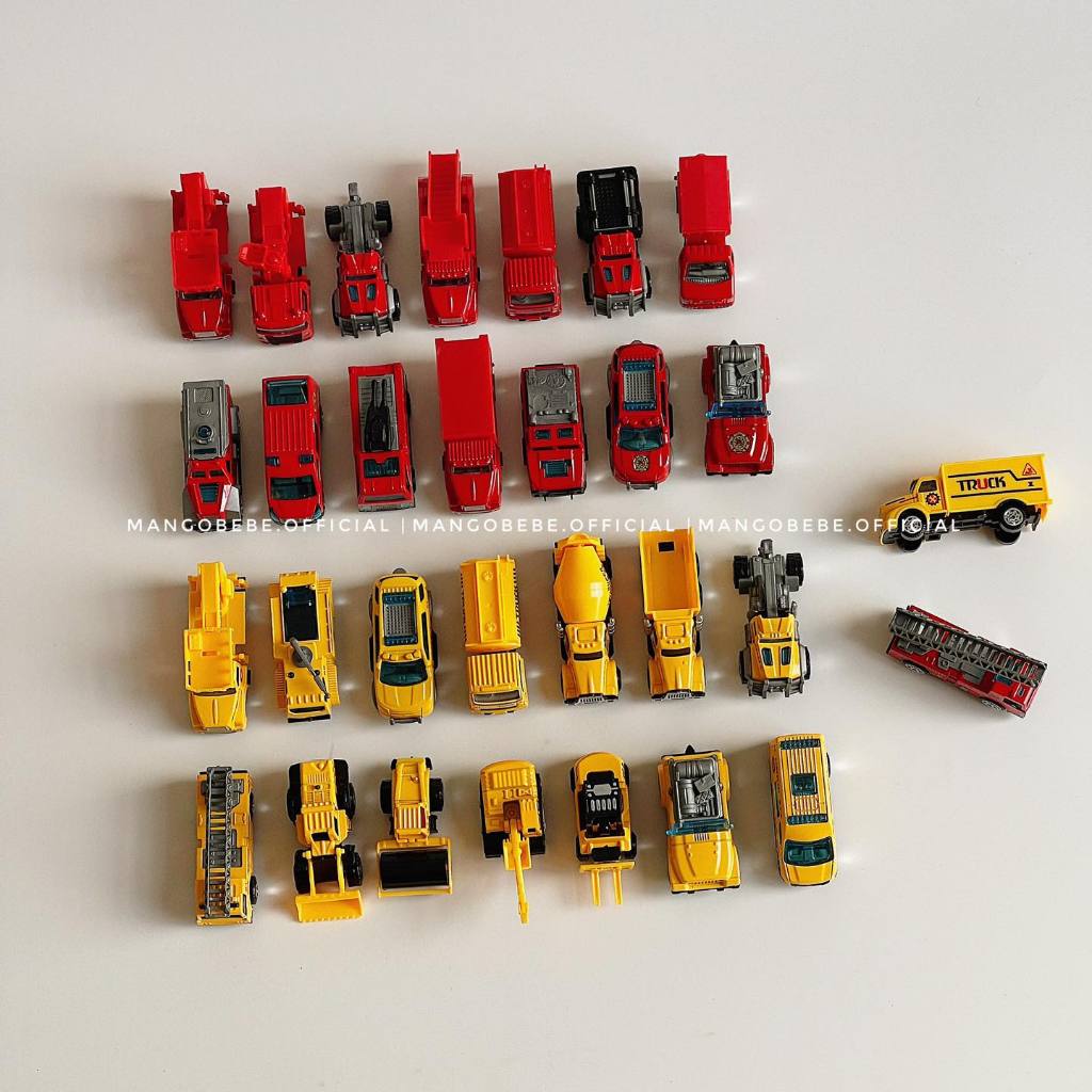 Set 15 Xe Hợp Kim Alloy Truck Cho Bé