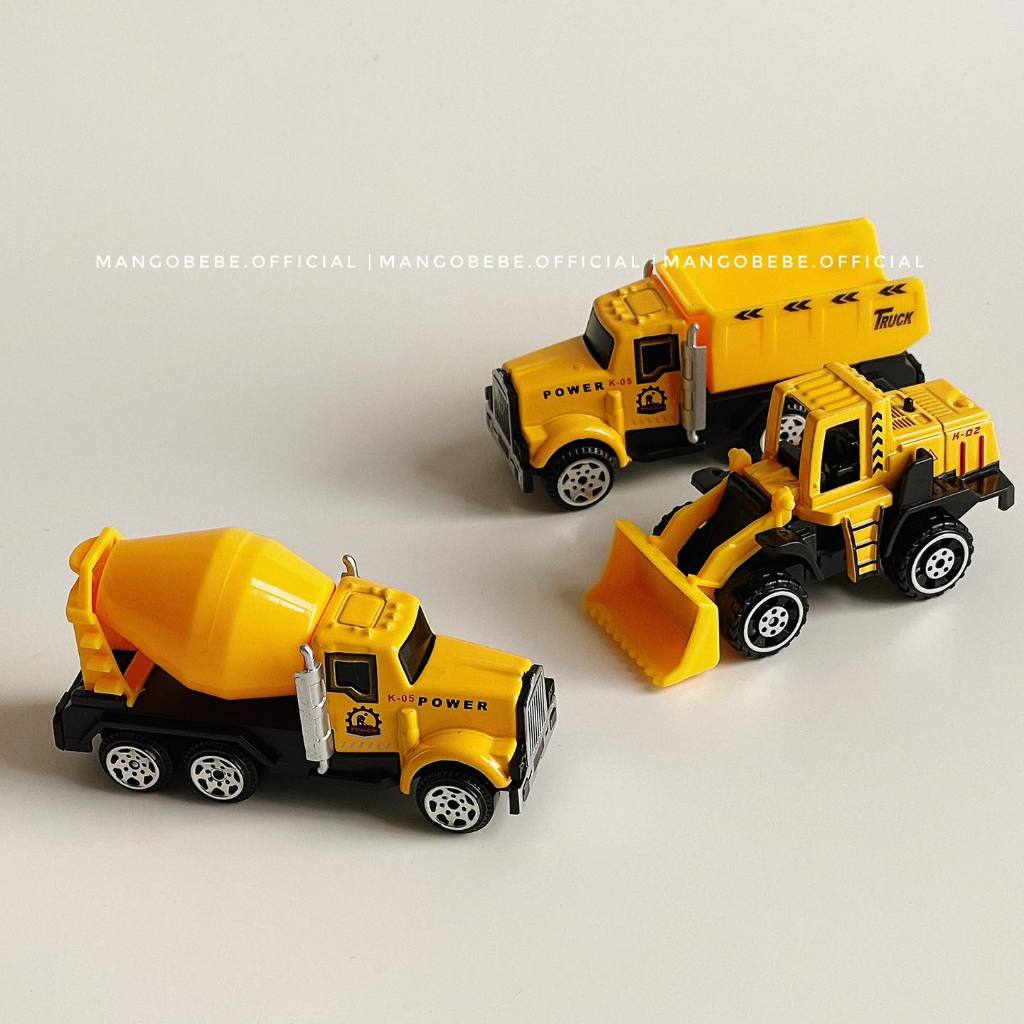 Set 15 Xe Hợp Kim Alloy Truck Cho Bé