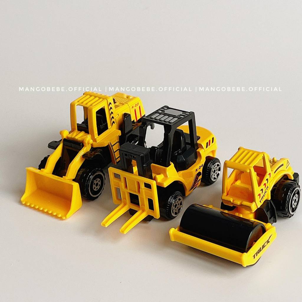 Set 15 Xe Hợp Kim Alloy Truck Cho Bé