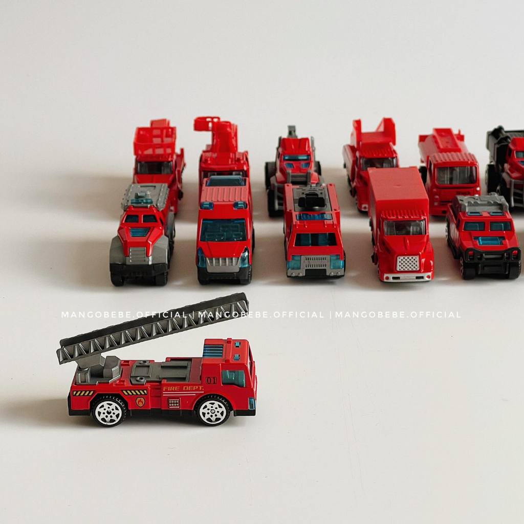 Set 15 Xe Hợp Kim Alloy Truck Cho Bé