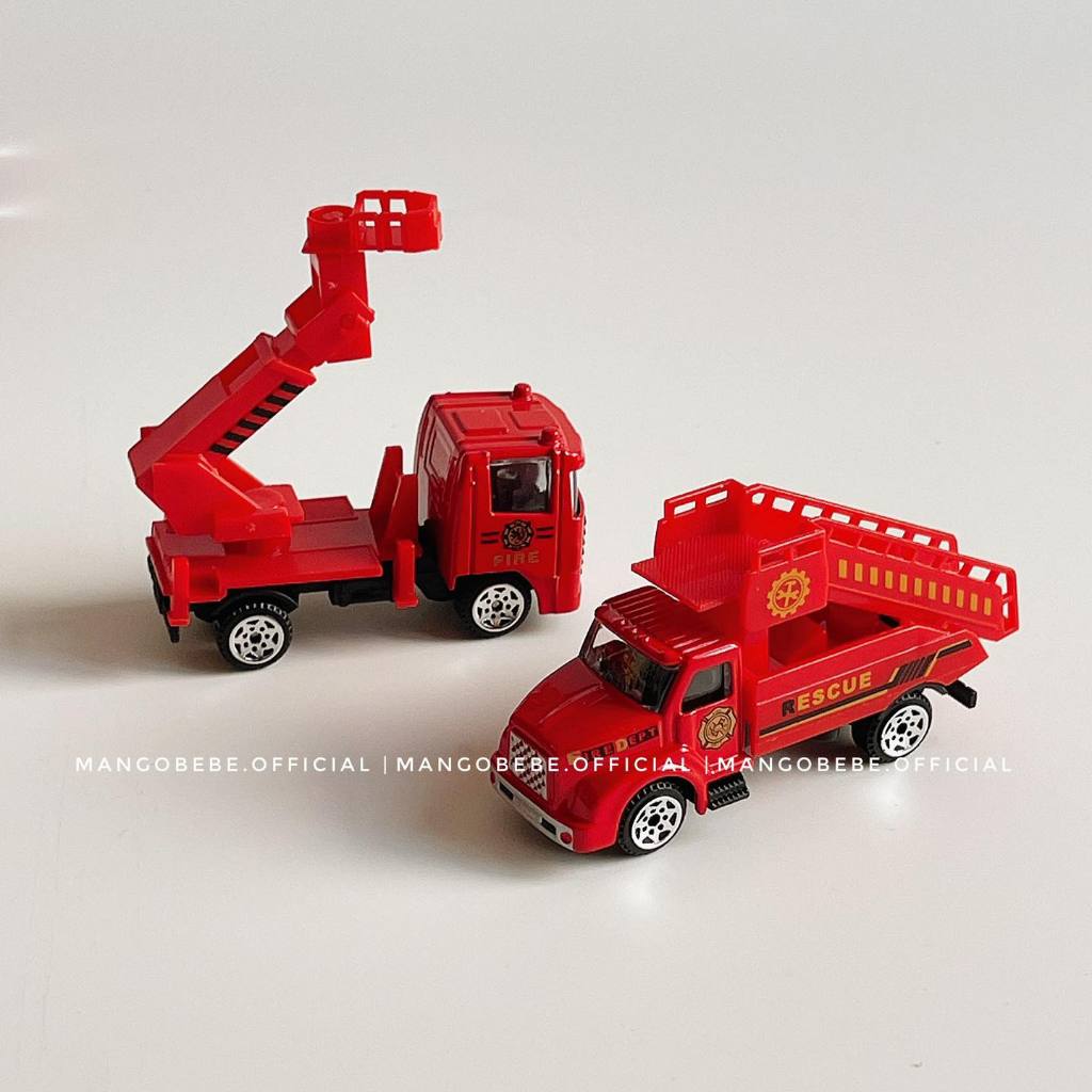 Set 15 Xe Hợp Kim Alloy Truck Cho Bé