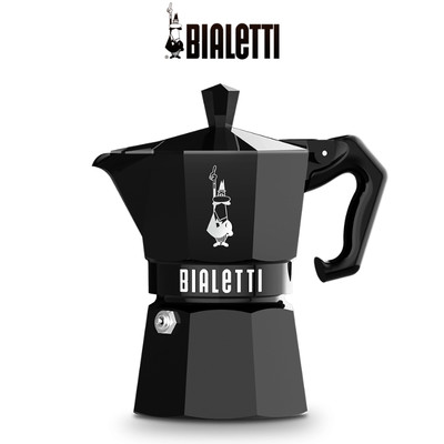 Ấm pha cà phê BIALETTI MOKA EXCLUSIVE BLACK - Hàng chính hãng