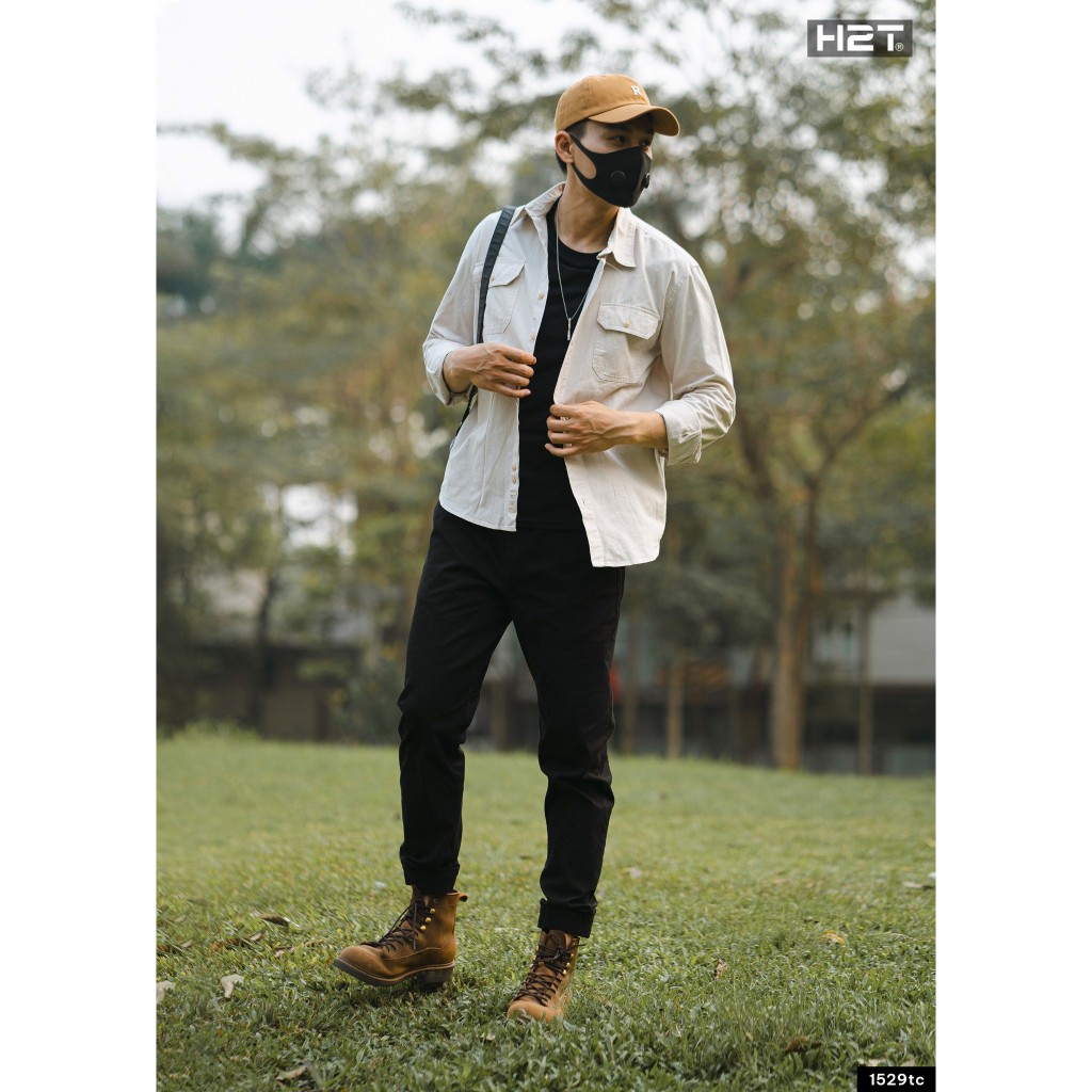 Áo Sơ Mi Thô Đũi Simwood Denim Nam H2T Chất Liệu Vải Thoáng Mát, Ít Nhăn, Form Dáng Slimfit Tôn Dáng 1529