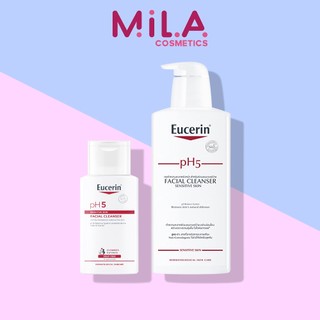 Sữa Rửa Mặt Eucerin PH5 Facial Cleanser Sensitive Skin 100ml - 400ml, Cho Da Nhạy Cảm