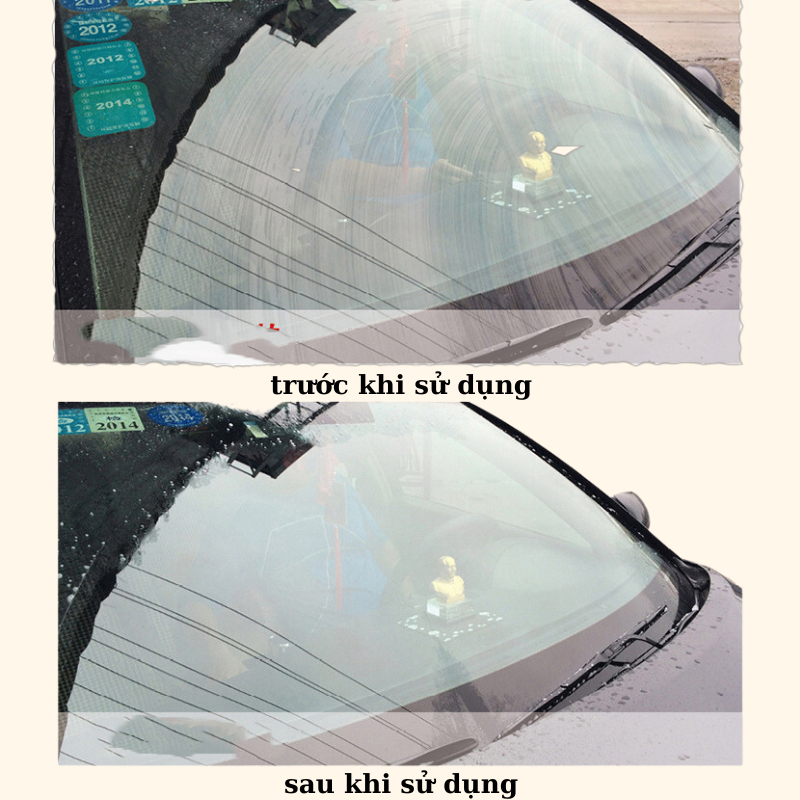 Viên sủi rửa kính ô tô, nước rửa kính ô tô - pha thành 4 lít nước rửa kính xe hơi