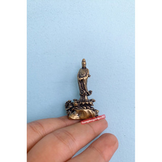 Tượng đồng Phật bà quan âm đứng mini