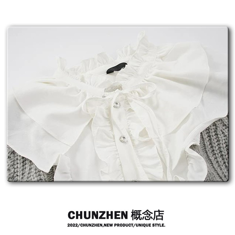 Áo Len Búp Bê 2023 Áo Dài Thu Mùa Thu Kiểu Dáng BabyDoll