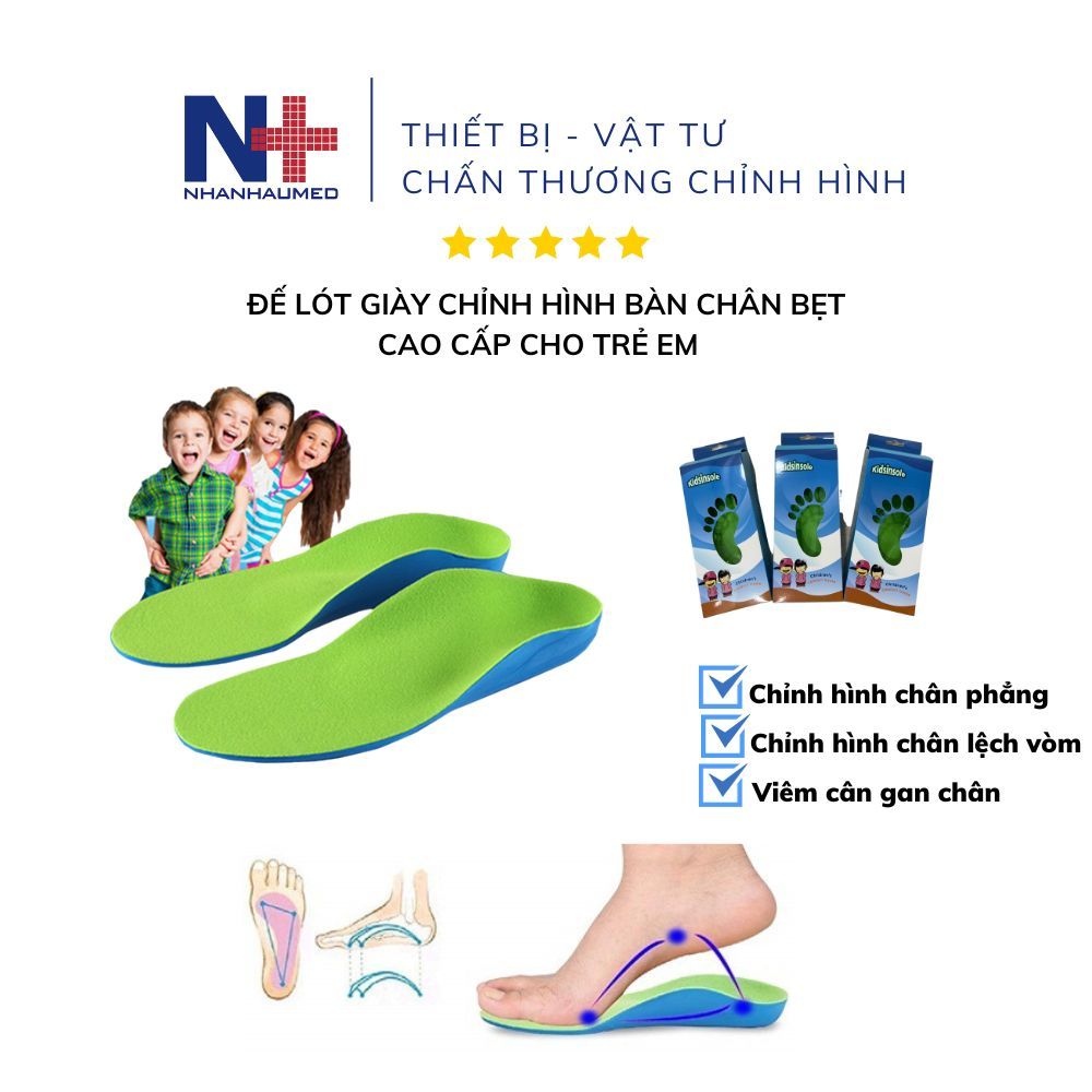 Lót Giày Chỉnh Hình Bàn Chân Bẹt Cho Trẻ Em, Lót Giày Bàn Chân Bẹt Tạo Vòm Cho Bé