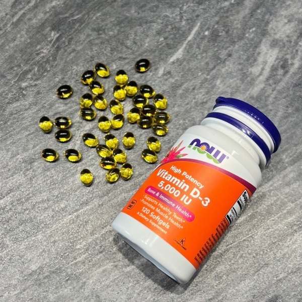 Viên uống bổ sung Vitamin D3 125 mcg  Now Foods  - iHerb việt Nam