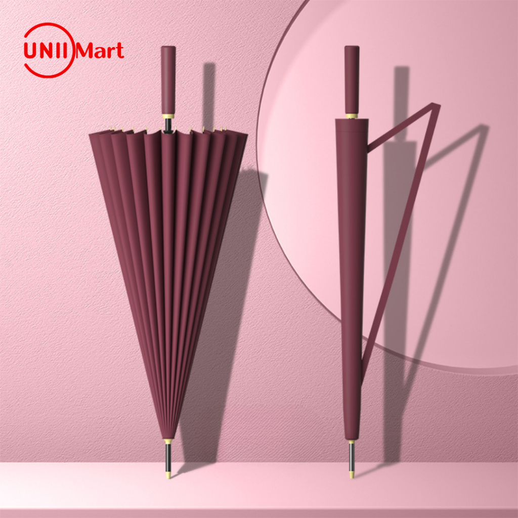 Ô che mưa KAW 24 nan bằng thép bản cao cấp siêu chắc chắn - Chống thấm nước và tia UV hiệu quả - Hàng chính hãng