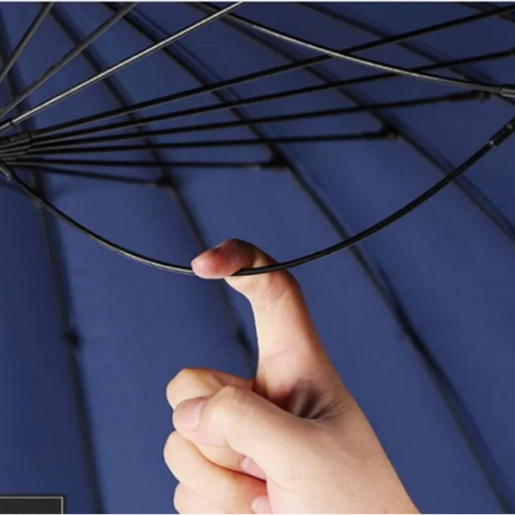 Ô che mưa KAW 24 nan bằng thép bản cao cấp siêu chắc chắn - Chống thấm nước và tia UV hiệu quả - Hàng chính hãng