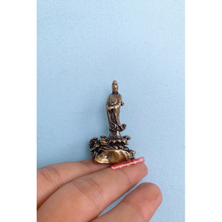 Tượng đồng Phật Bà Quan Âm đứng mini