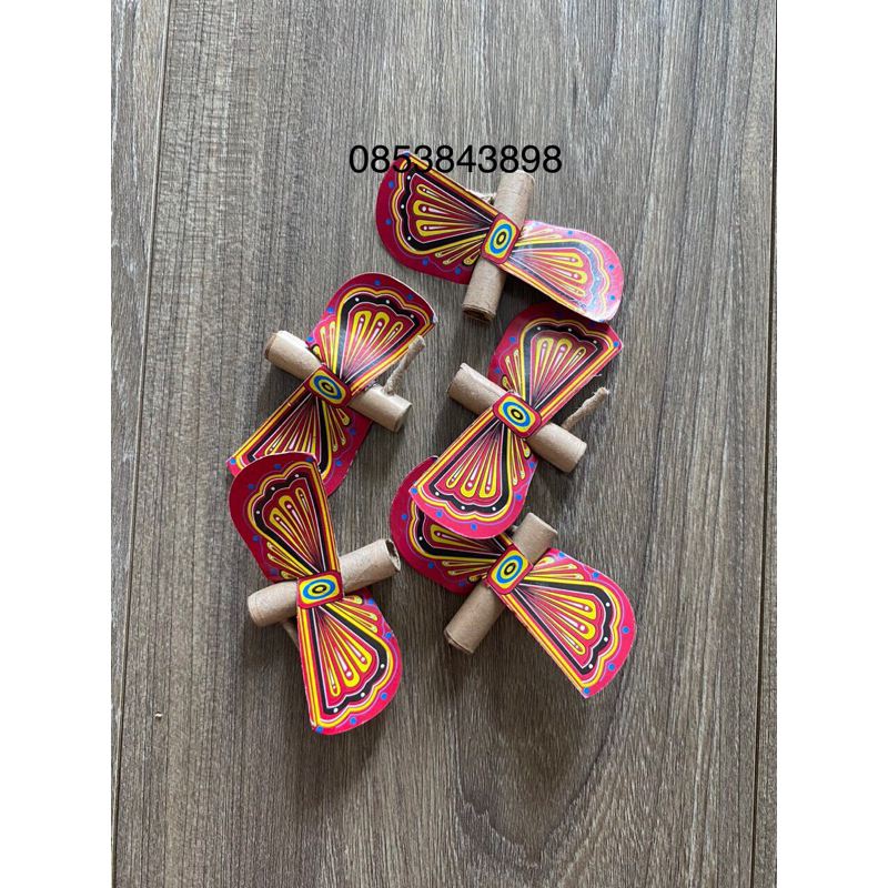 5 nến bướm bay cánh giấy