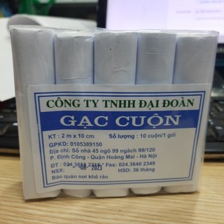  Gạc cuộn y tế băng vết thương sơ cứu vết thương size 5cmx 2m 10cmx 2m 15cm x 2m - UNIV 