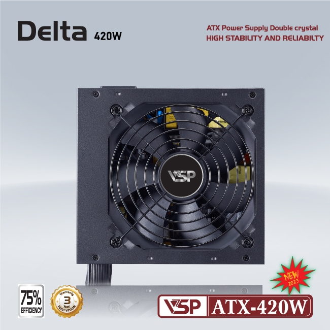NGUỒN VSP DELTA ATX - 420W NEW BẢO HÀNH 36 THÁNG