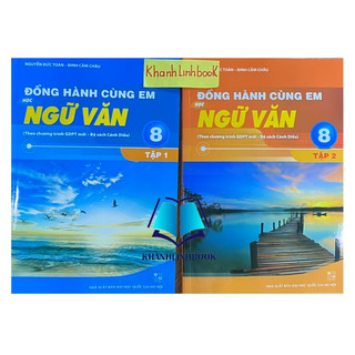 Sách - combo đồng hành cùng em học ngữ văn 8 - tập 1 + 2