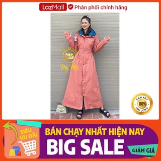 Áo mưa măng tô thời trang mỹ nhi 2 lớp m12
