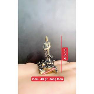 Tượng đồng Phật bà quan âm đứng mini