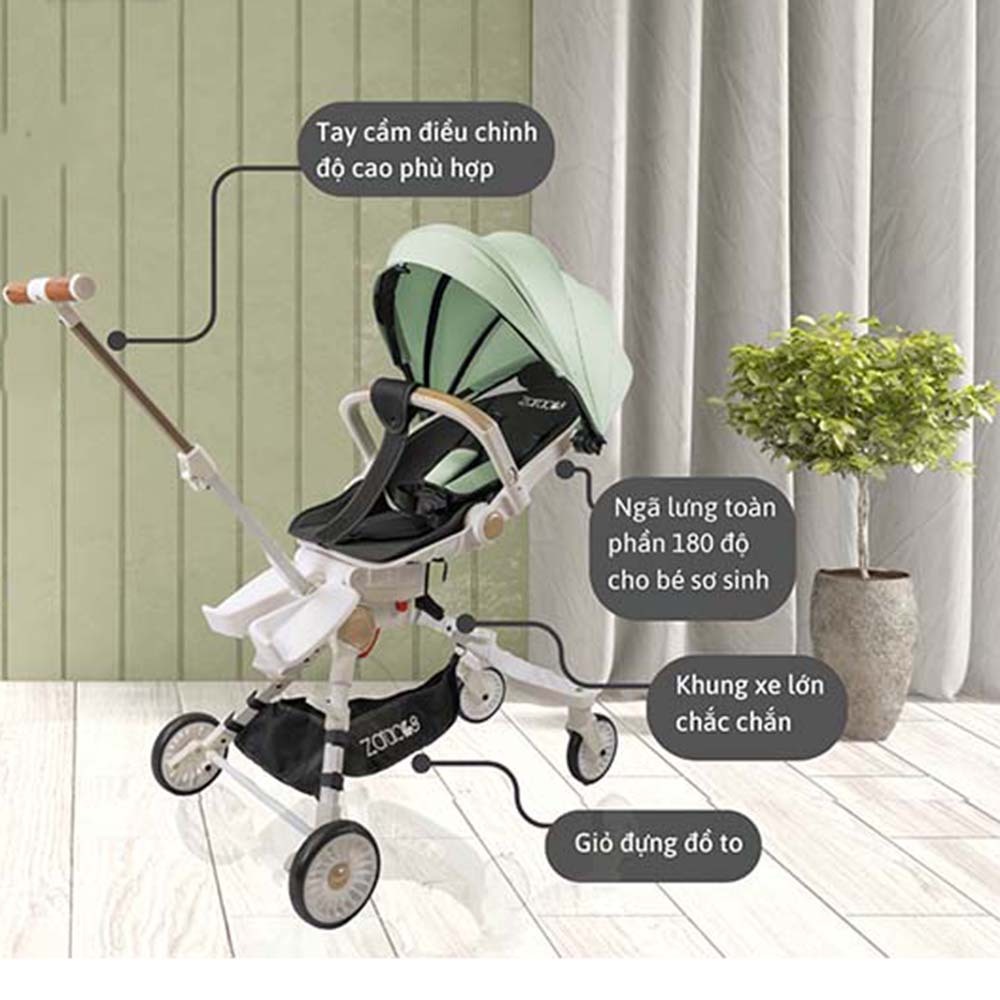 Xe đẩy 2 chiều Zaracos Dova 0236