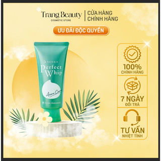 Sữa rửa mặt senka dành cho da mụn perfect whip acne care 100g