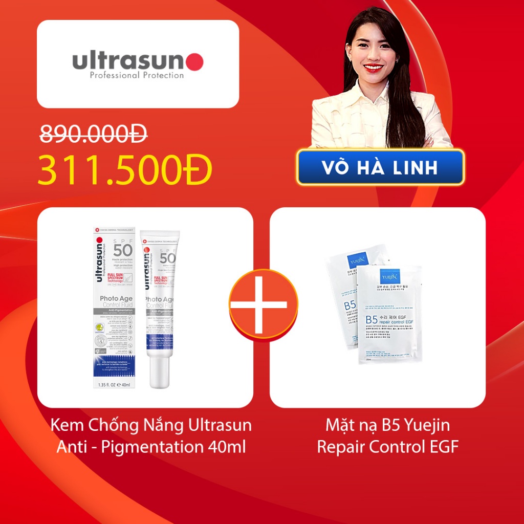 [Chỉ còn 311K sau khi áp voucher] Kem Chống Nắng Ultrasun Face SPF 50+ 40ml