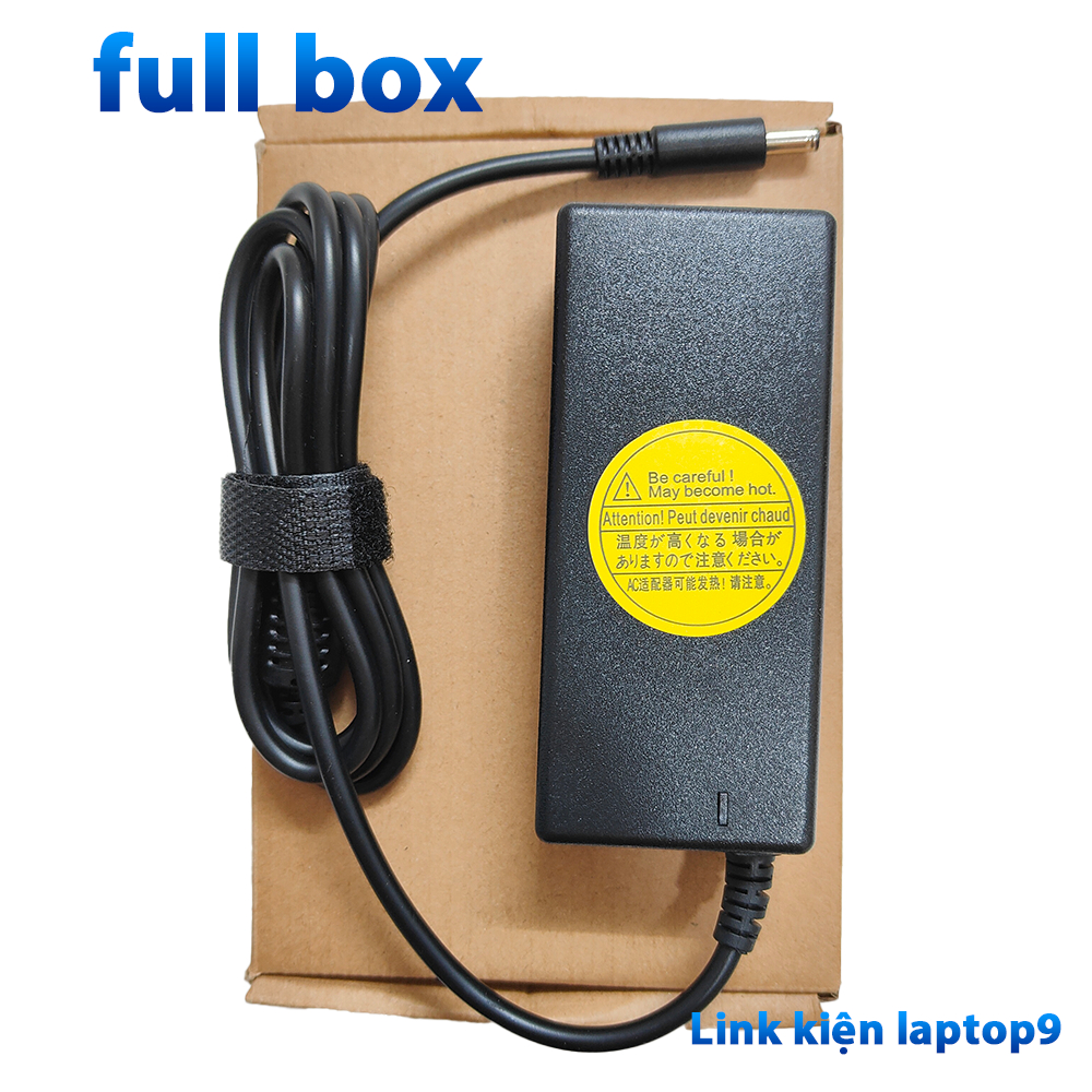 Sạc laptop Dell chân kim nhỏ 65W 3.34A, 90W 4.62A Inspiron Latitude Vostro Bảo Hành 12 Tháng Mới 100%